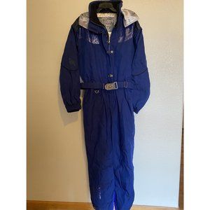Spyder Ski Suit, ladies size 14, royal blue, brand new condition